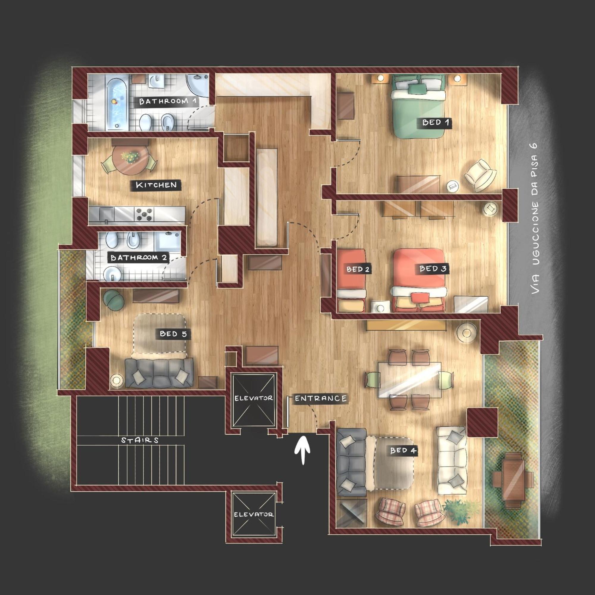 Luminous Stylish Quiet 150M2, Tre Torri Daire Milano Dış mekan fotoğraf